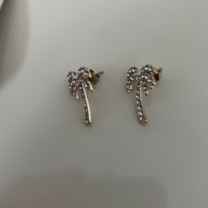 palm tree earrings